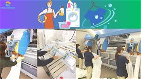 GIẶT SẤY, PHÂN LOẠI, HOÀN THIỆN VÀ ĐÓNG GÓI CÁC SẢN PHẨM NHƯ KHĂN TẮM, ĐỒNG PHỤC TRONG CÔNG XƯỞNG VÀ CÔNG VIỆC LIÊN QUAN...THÁNG 7/2024